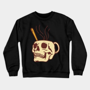 Vintage Skull Cup Crewneck Sweatshirt